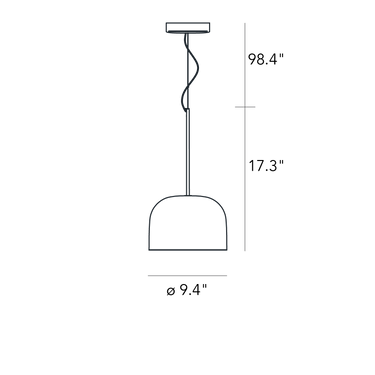 FontanaArte Equatore Suspension Light Small