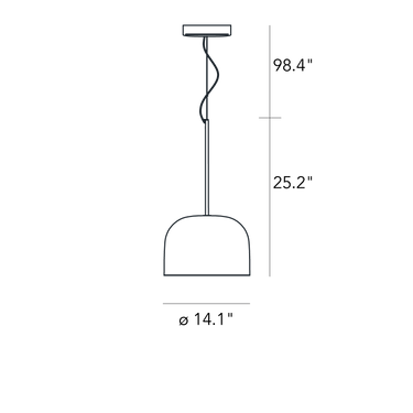 FontanaArte Equatore Suspension Light Medium