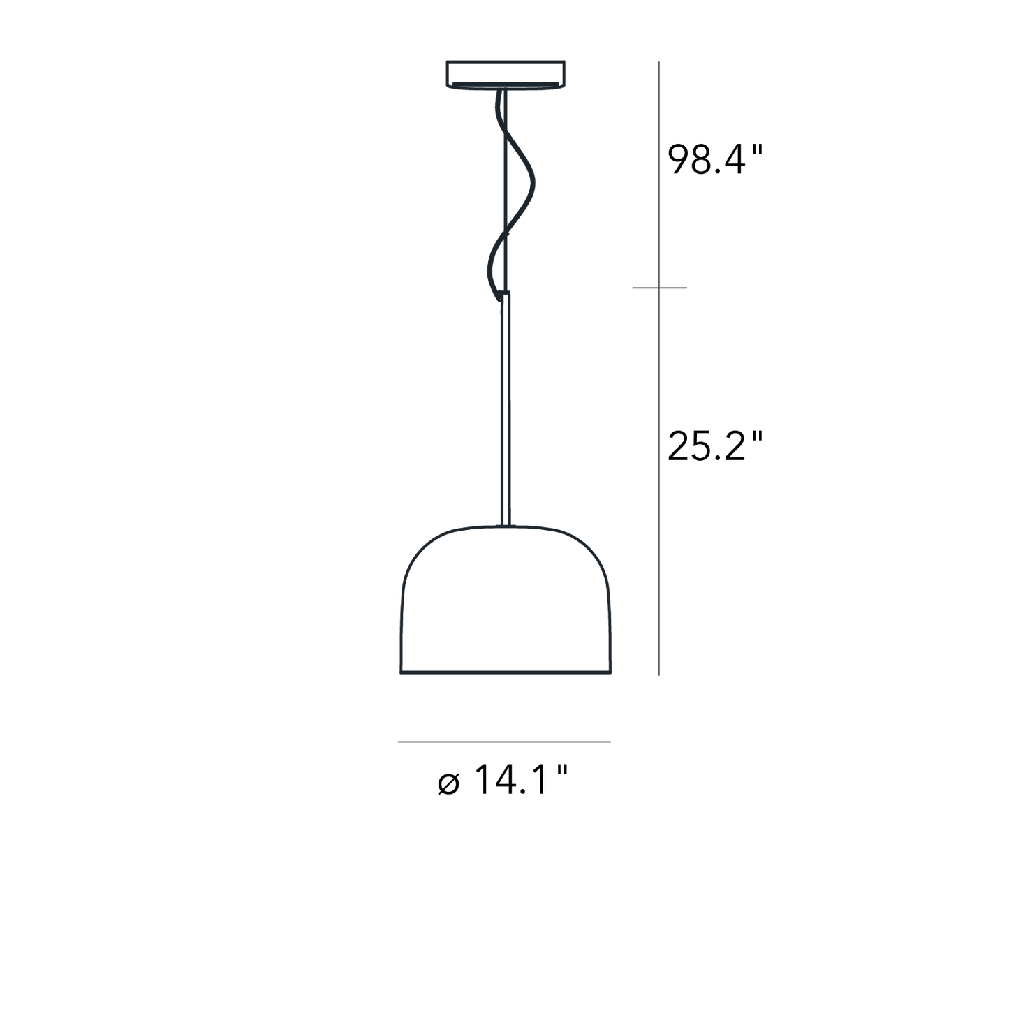 FontanaArte Equatore Suspension Light Medium