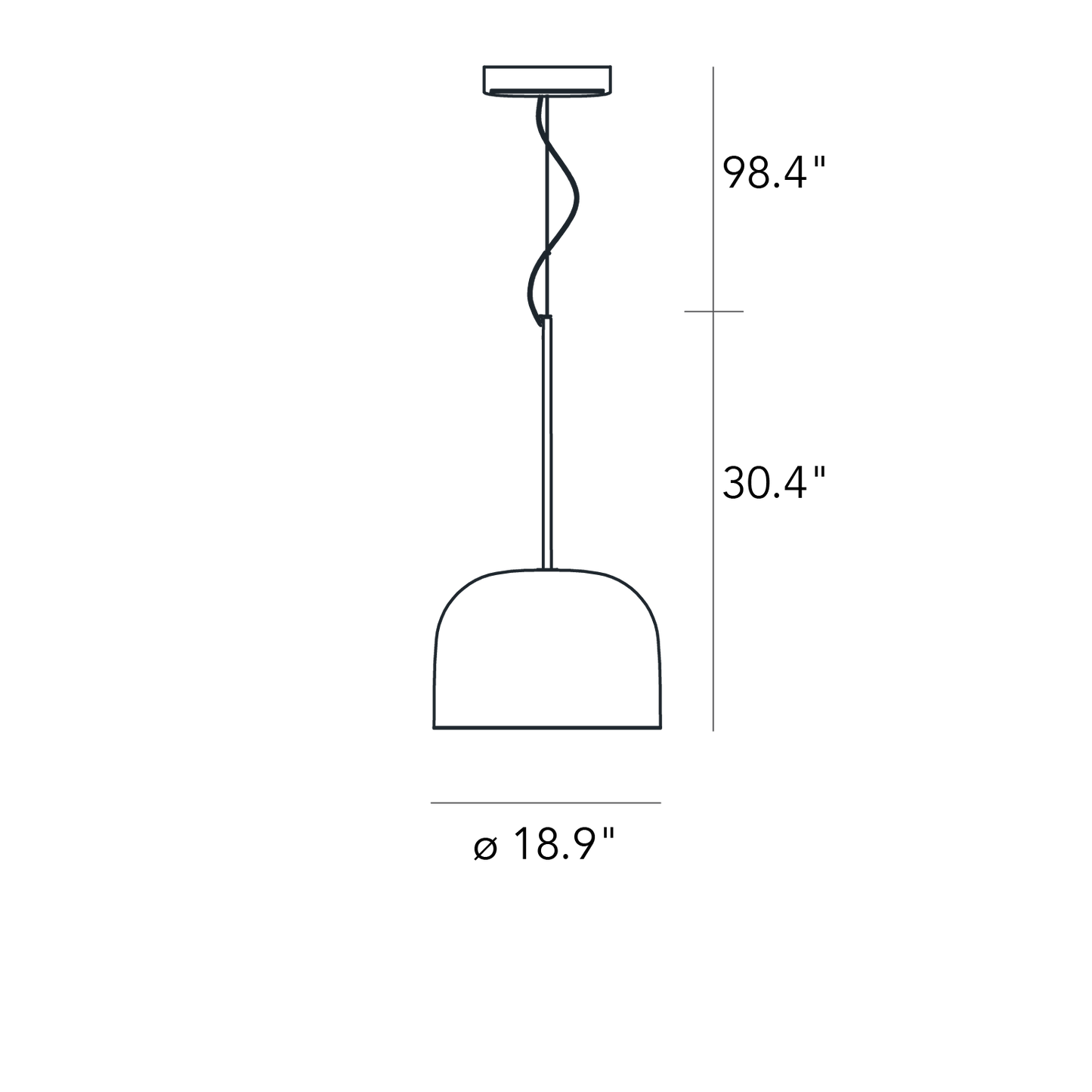 FontanaArte Equatore Suspension Light Large