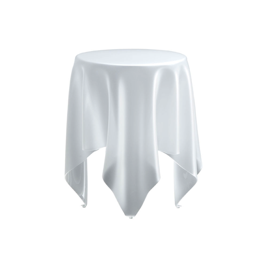 Illusion Table Ice White Small of Essey