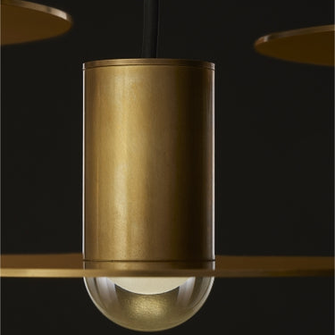 Visual Comfort Modern Eaves long linear 18 LED chandelier, low glare kitchen lighting, 77.4W, 90 CRI.