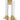 Eaves 18 light linear LED chandelier, natural brass finish, modern kitchen island lighting, 3000K warm white.