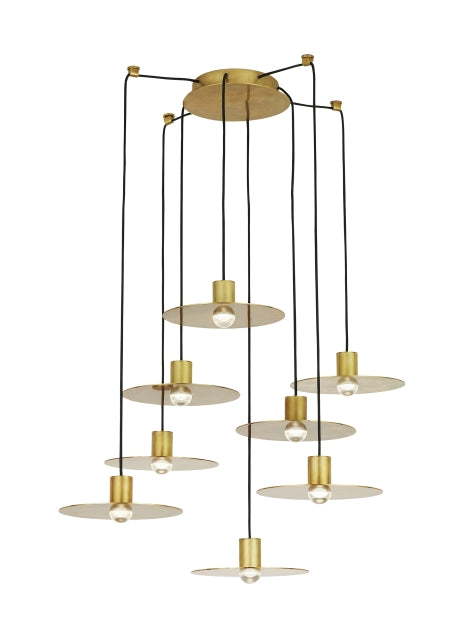 Tech Lighting Eaves 8-Light Chandelier - New