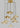Eaves 8 light chandelier, adjustable height kitchen island lighting, contemporary design.