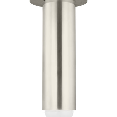 Visual Comfort Ebell small ceiling light with domed glass in Antique Nickel