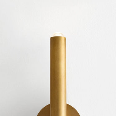 Ebell Medium Wall Sconce Featuring Crystal and Brass Construction
