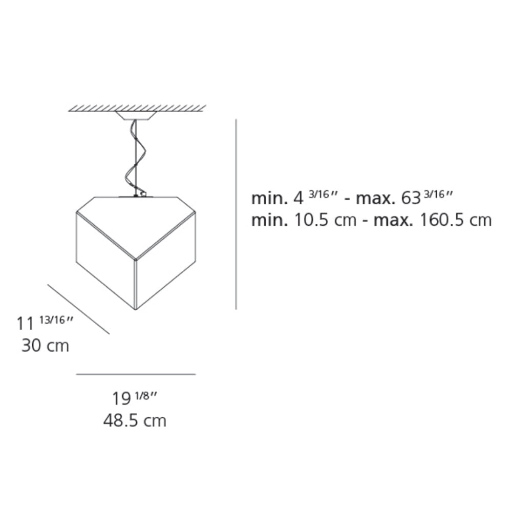 Artemide Edge 30 Pendant Light