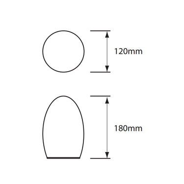 Neoz Egg designer lamp for home use, wireless rechargeable light, diffused soft light, crafted in Australia.