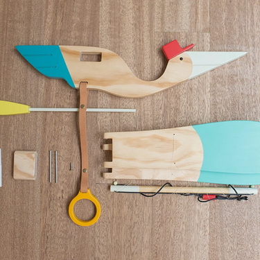 Eguchi Toys Mobile Bird Medium Blue