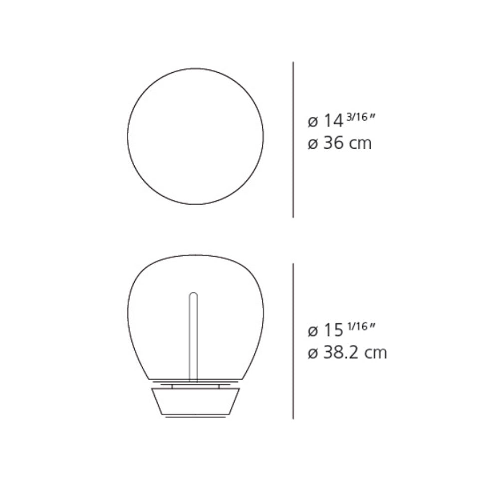 Artemide Empatia 36 Table Lamp