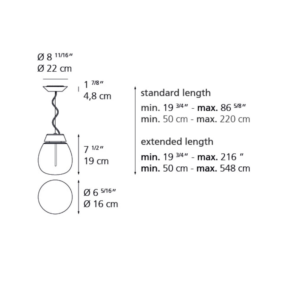 Artemide Empatia 16 Pendant Light