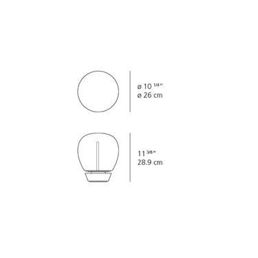 Empatia 26 by Artemide - Designer Table Lamp, Made in Italy