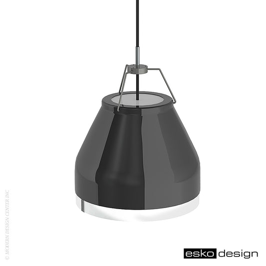 Cowbelle Pendant Jet Black by Esko Design | Esko Design | LoftModern