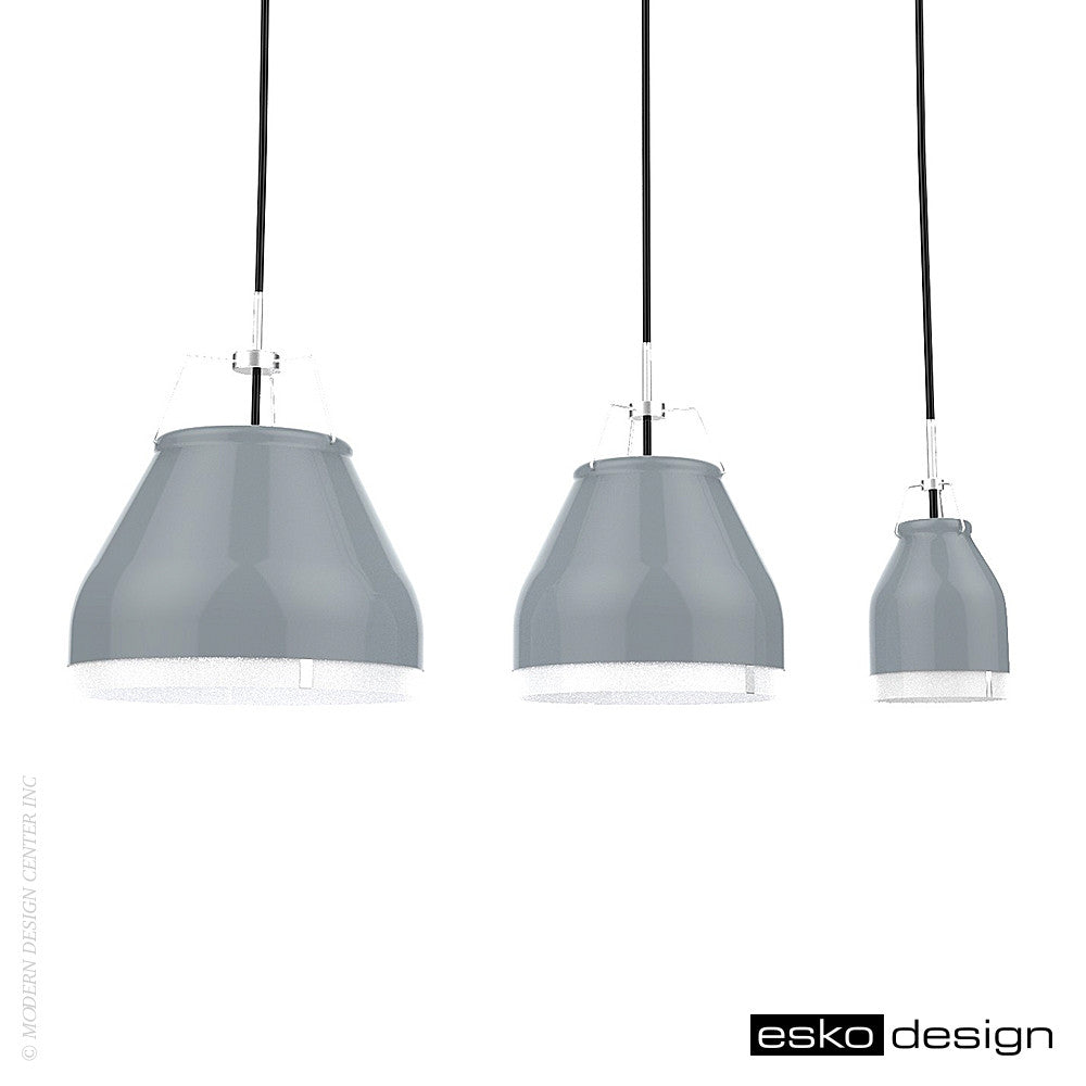 Cowbelle Pendant Signal Gray by Esko Design | Esko Design | LoftModern