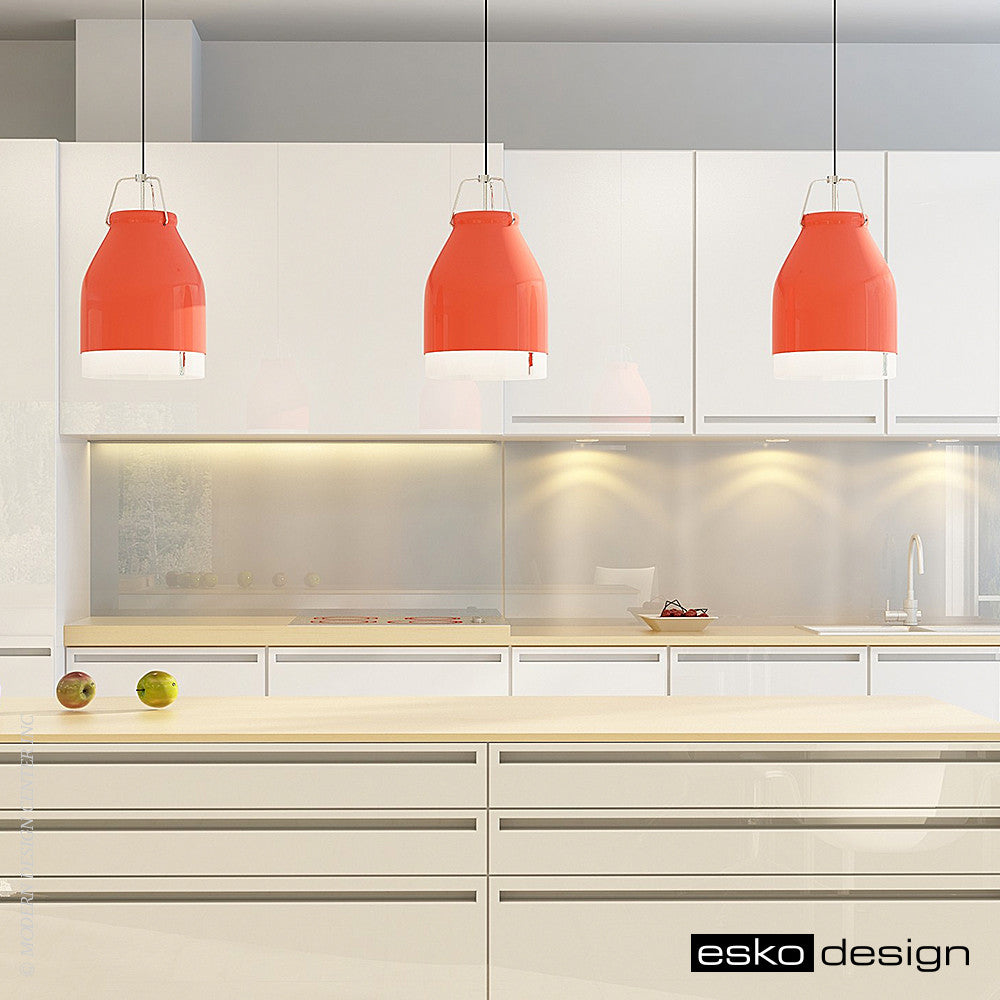 Cowbelle Pendant Vermilion by Esko Design | Esko Design | LoftModern
