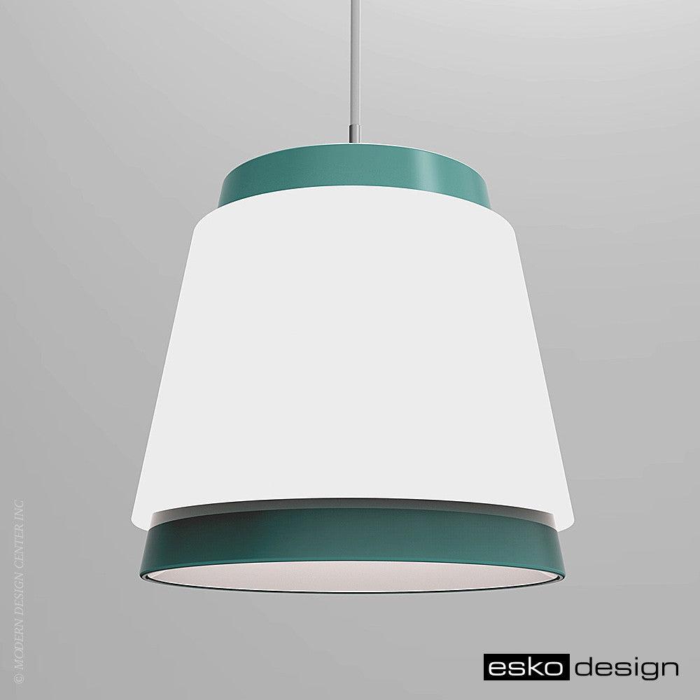 MilkPail Double Frost Pendant by Esko Design | Esko Design | LoftModern