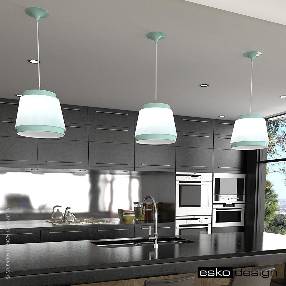 MilkPail Double Frost Pendant by Esko Design | Esko Design | LoftModern