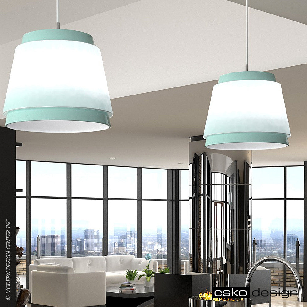 MilkPail Double Frost Pendant by Esko Design | Esko Design | LoftModern