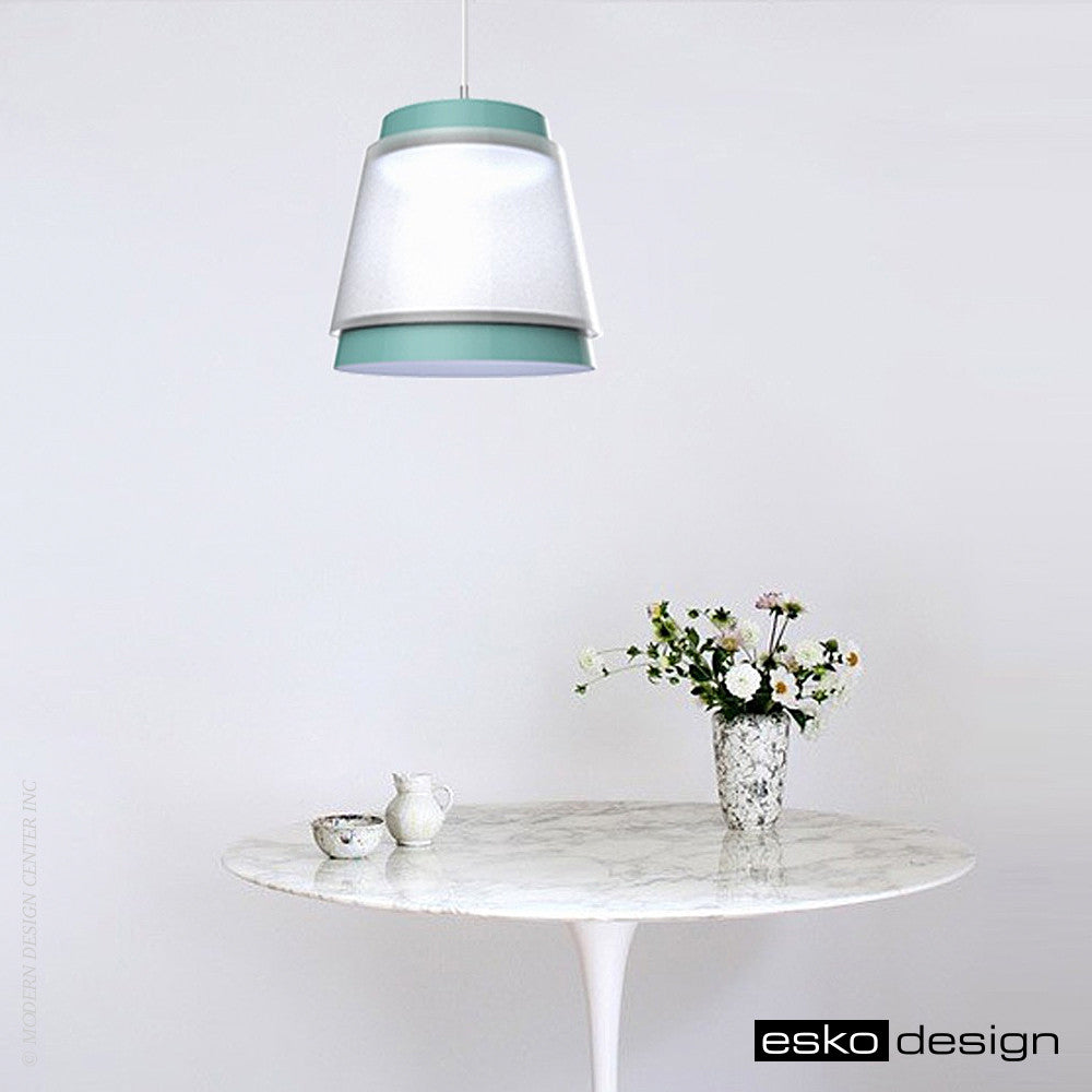 MilkPail Double Frost Pendant by Esko Design | Esko Design | LoftModern