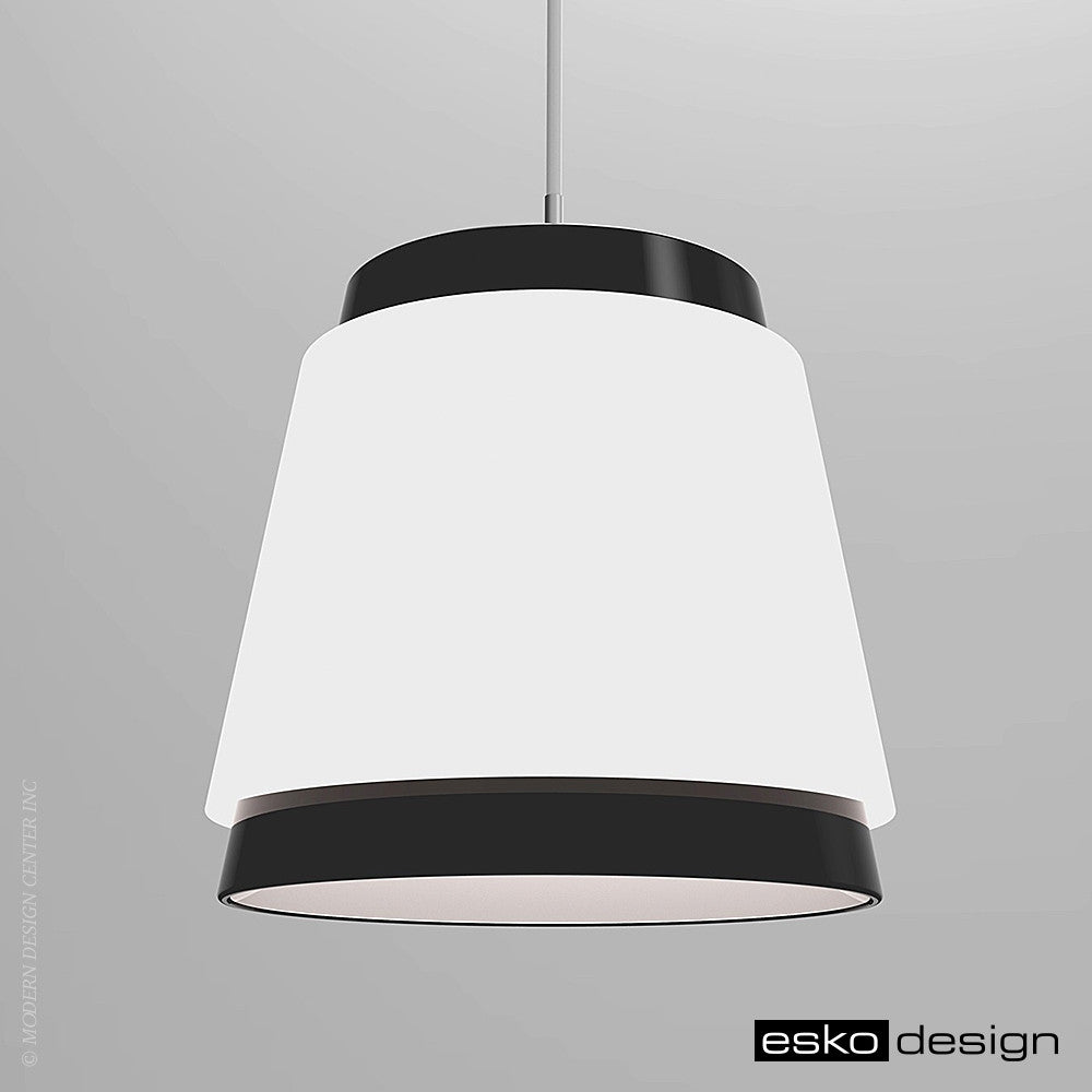 MilkPail Double Frost Pendant by Esko Design | Esko Design | LoftModern
