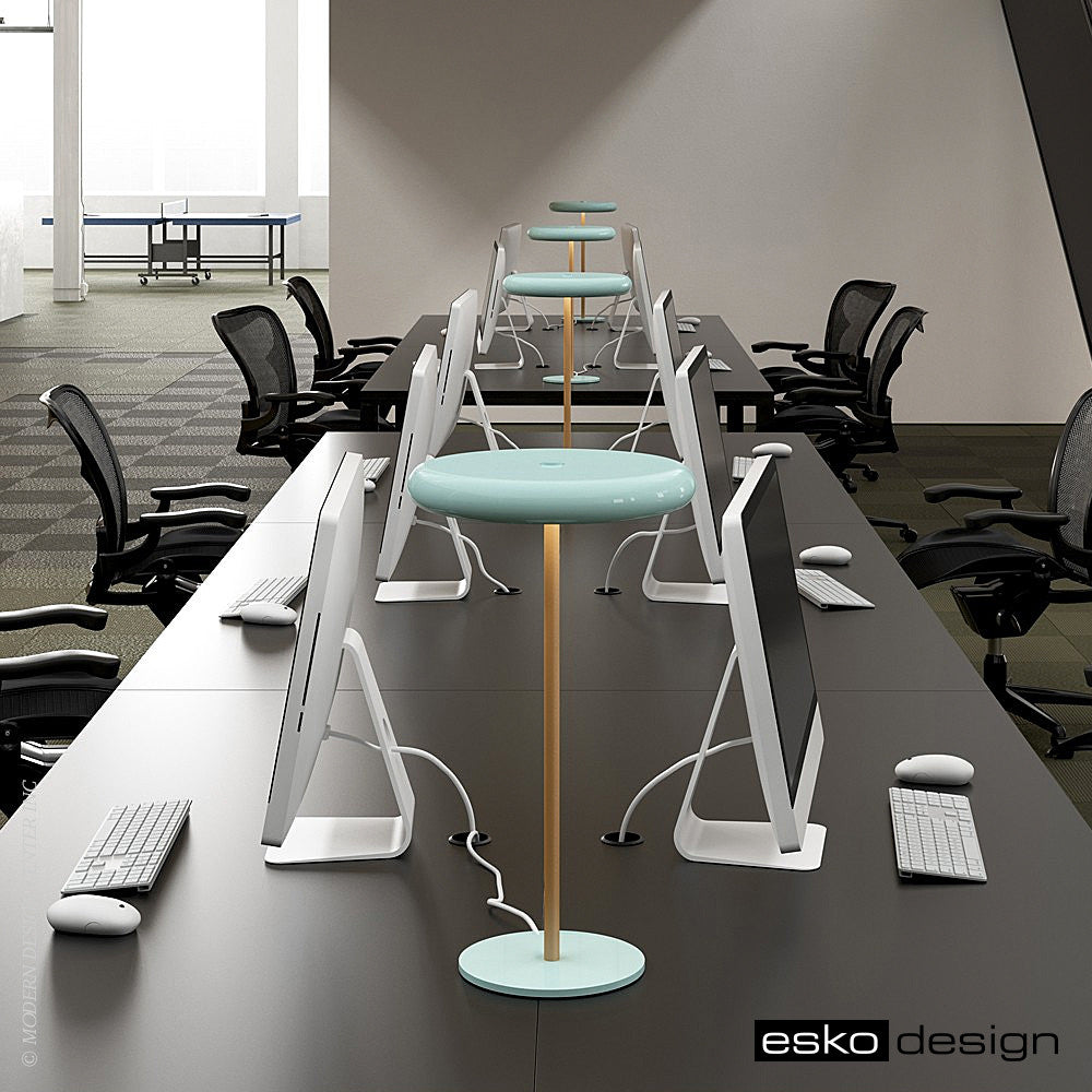 Radius Desk Lamp Leather by Esko Design | Esko Design | LoftModern