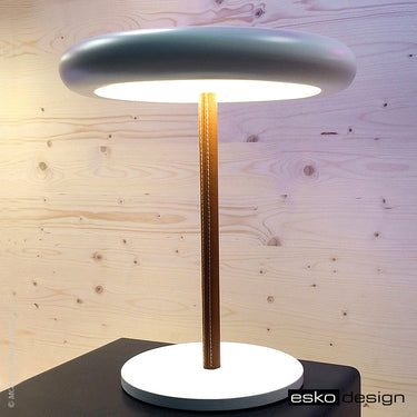 Radius Desk Lamp Leather by Esko Design | Esko Design | LoftModern