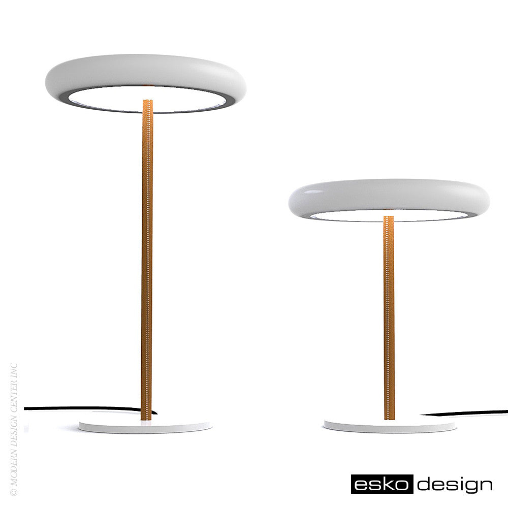 Radius Desk Lamp Leather by Esko Design | Esko Design | LoftModern
