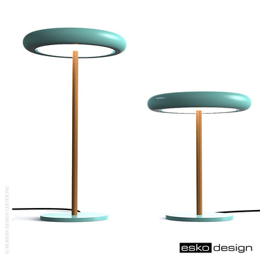 Radius Desk Lamp Leather by Esko Design | Esko Design | LoftModern