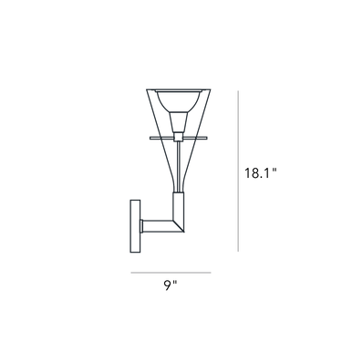 FontanaArte Flute Wall Lamp