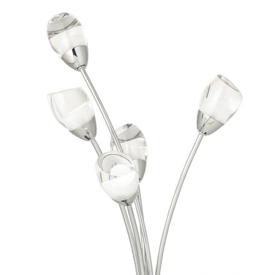 Finesse Decor Flower Acrylic Table Lamp - 5 Light