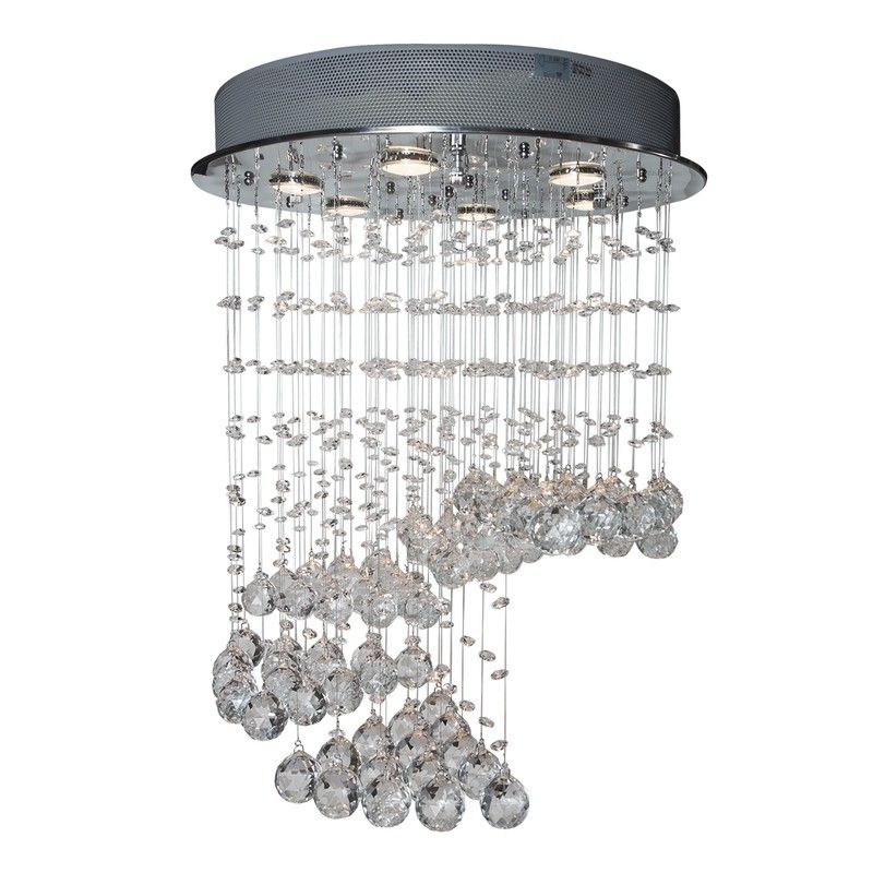 Finesse Decor Grand Crystal Waterfall - Small 6 Light