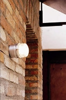 Adjustable Fresnel ceiling lamp in lacquered aluminum with Fresnel lens