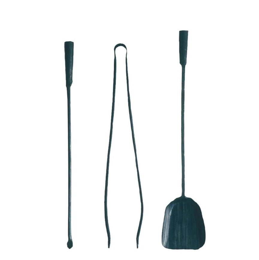 Ferro & Fuoco Fireplace Tools Set of Conmoto - LoftModern