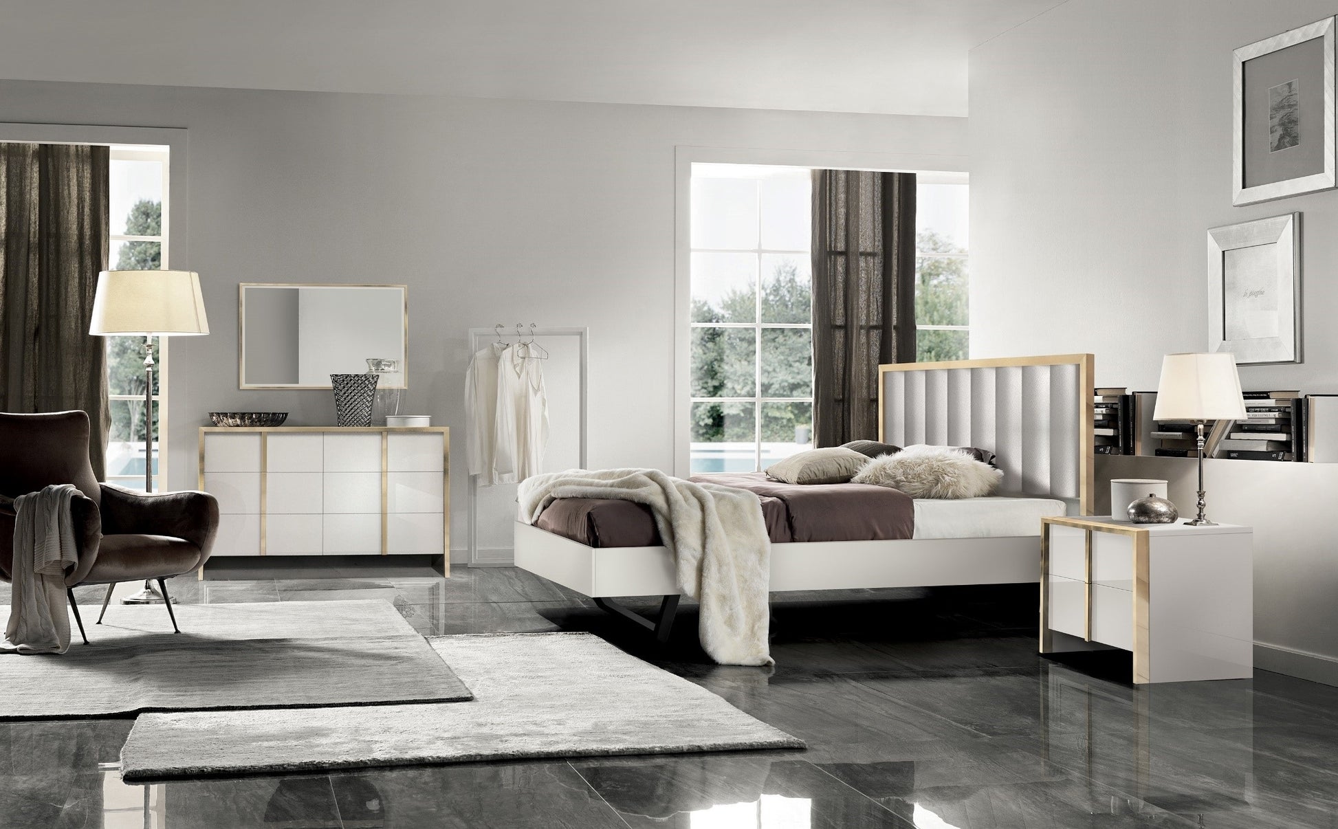 Fiocco King Bed by JM