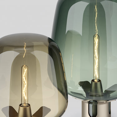 Stylish Lodes Flar lamp as a centerpiece on a home office desk with modern decor.