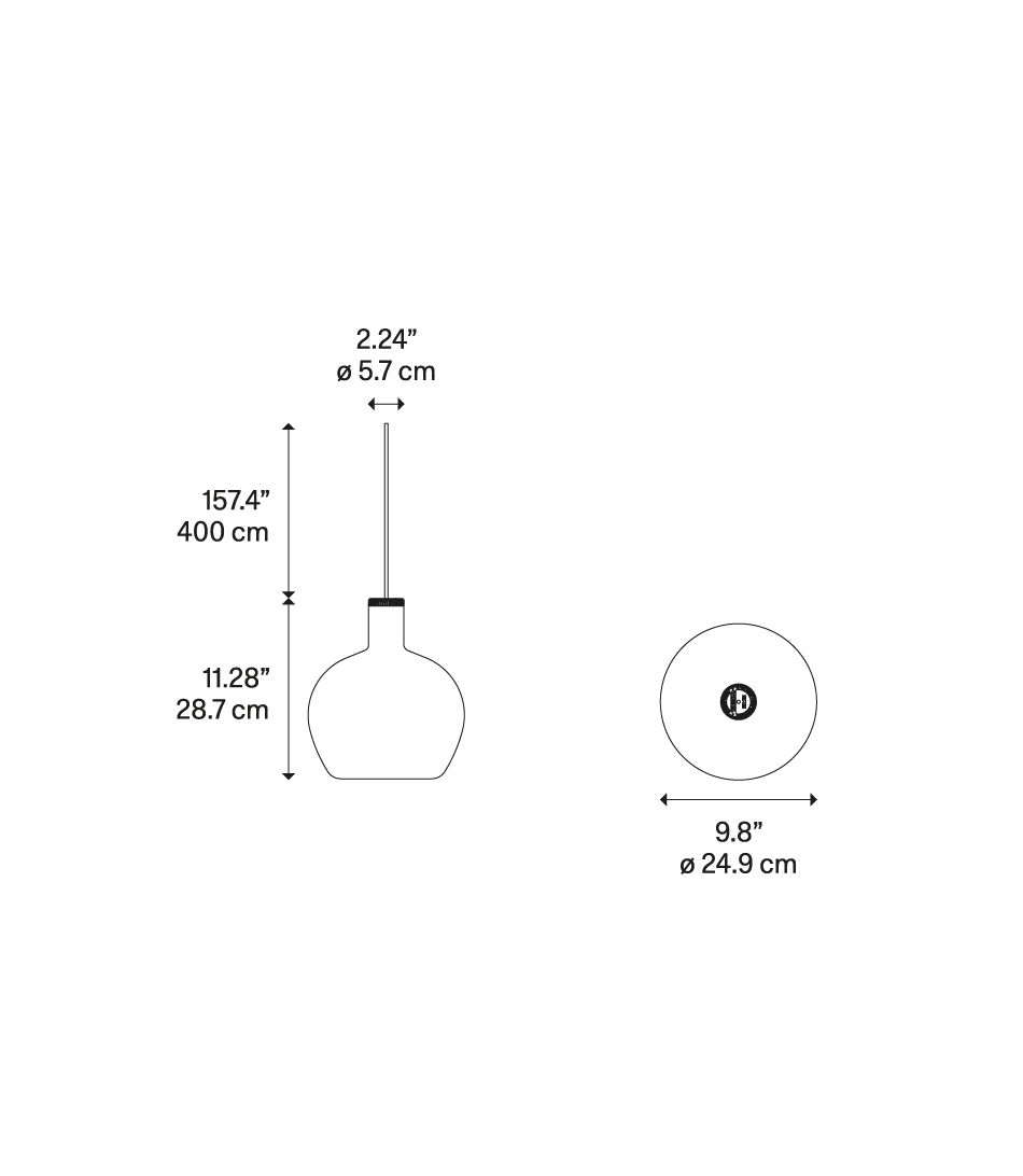 Diesel Living Flask C Suspension Light