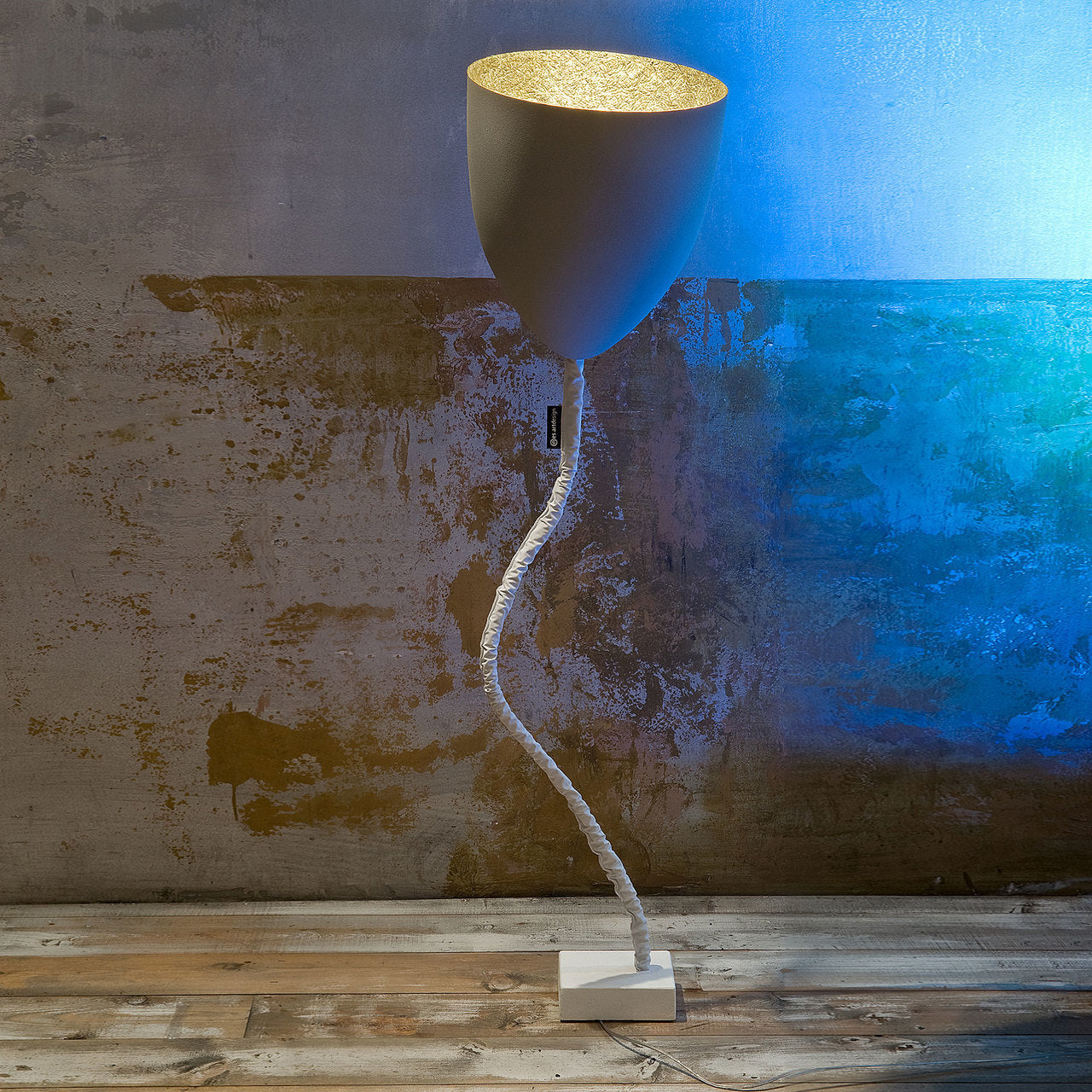 In-es.artdesign Flower Cemento Floor Lamp