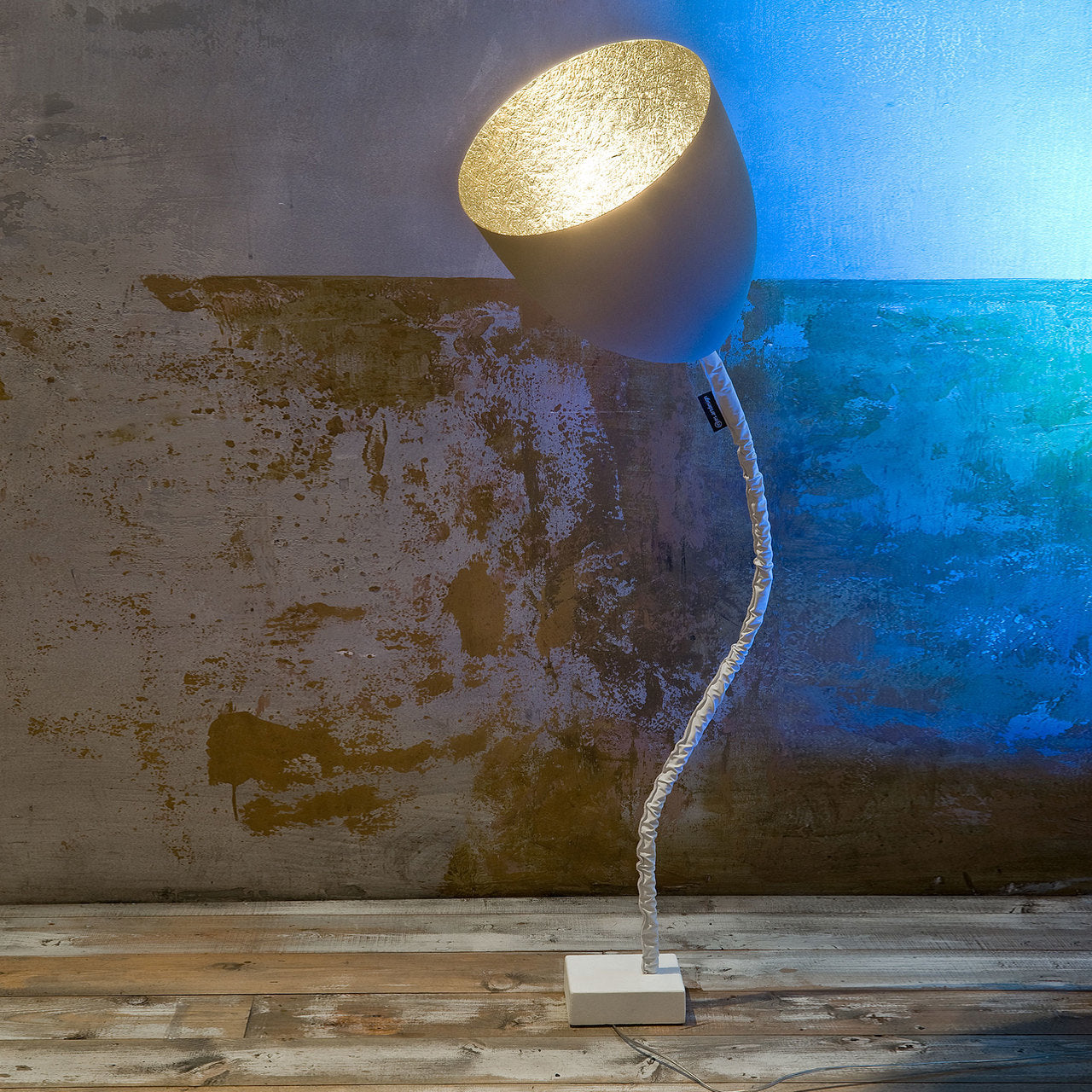 In-es.artdesign Flower Cemento Floor Lamp