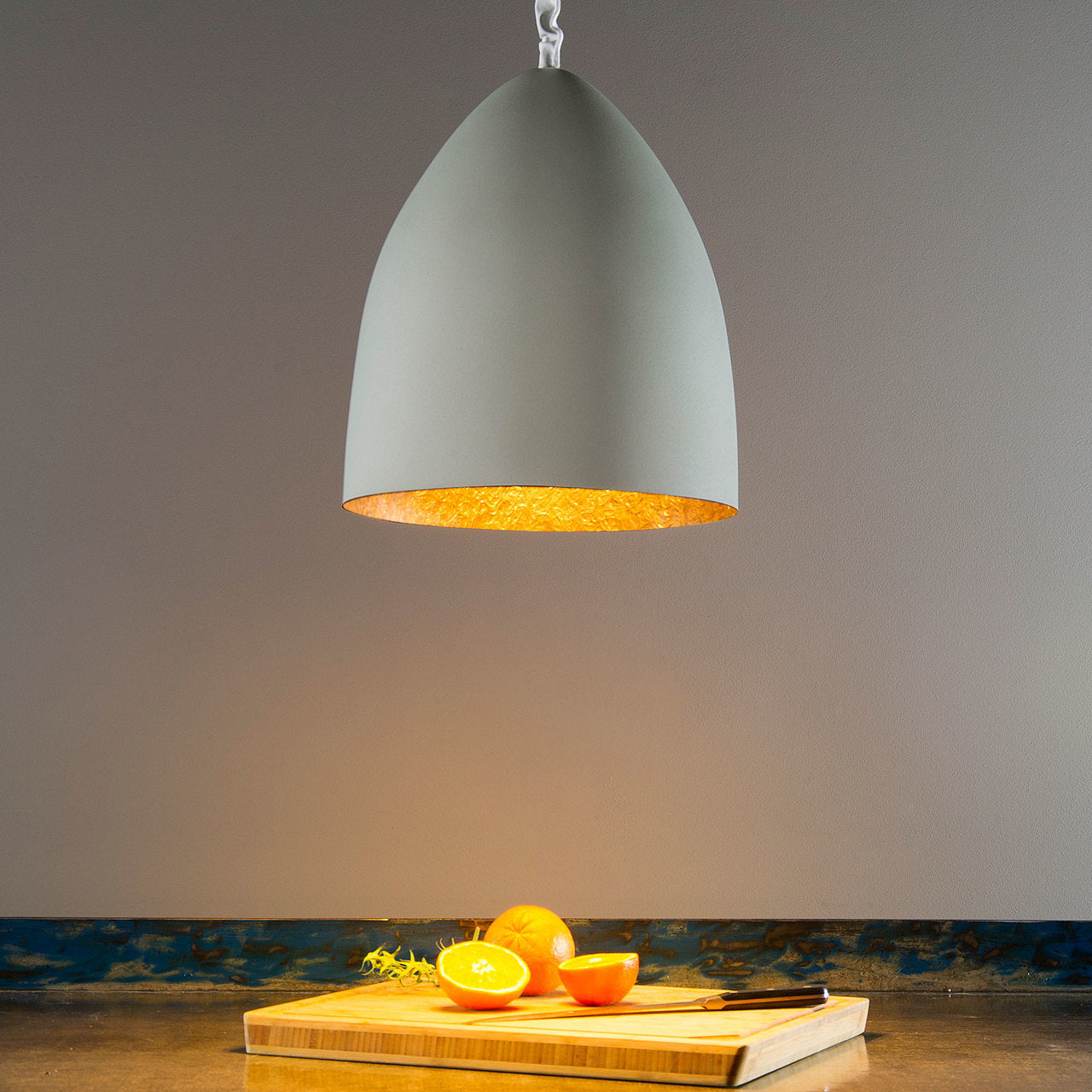 In-es.artdesign Flower S Cemento Pendant Light