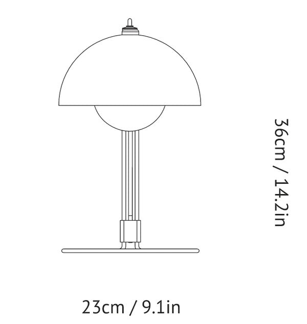 &Tradition Flowerpot Table Lamp VP4