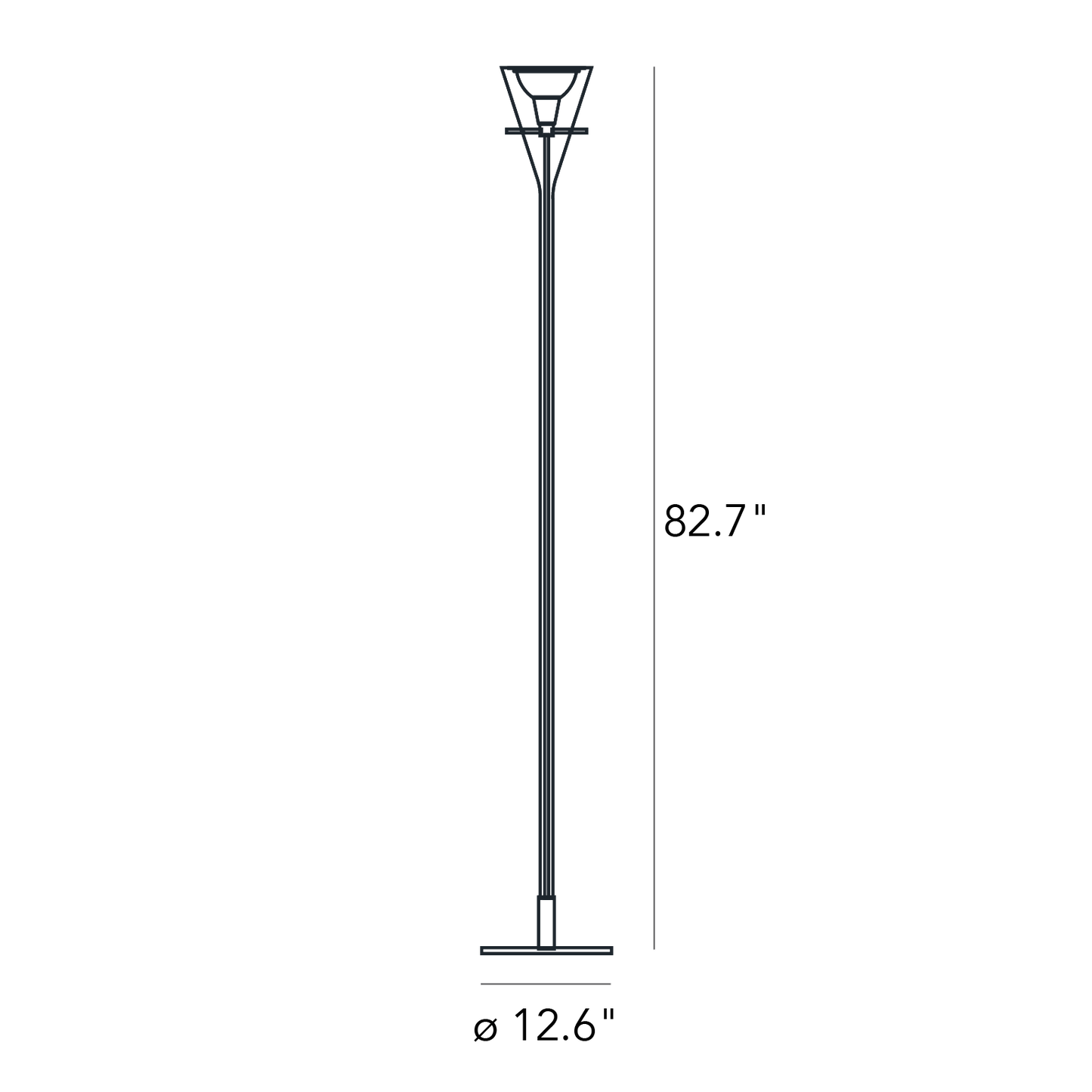 FontanaArte Flute Floor Lamp