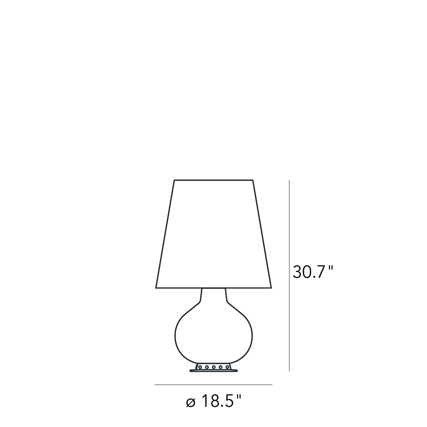 FontanaArte Fontana LED Table Lamp Large