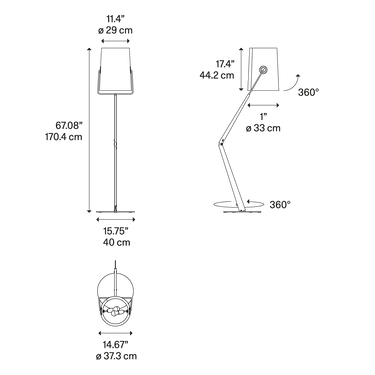Diesel Living Fork Floor Lamp