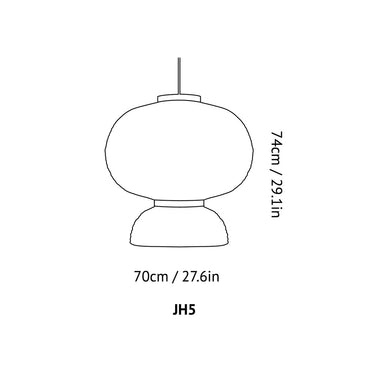 &Tradition Formakami JH5 Pendant Light