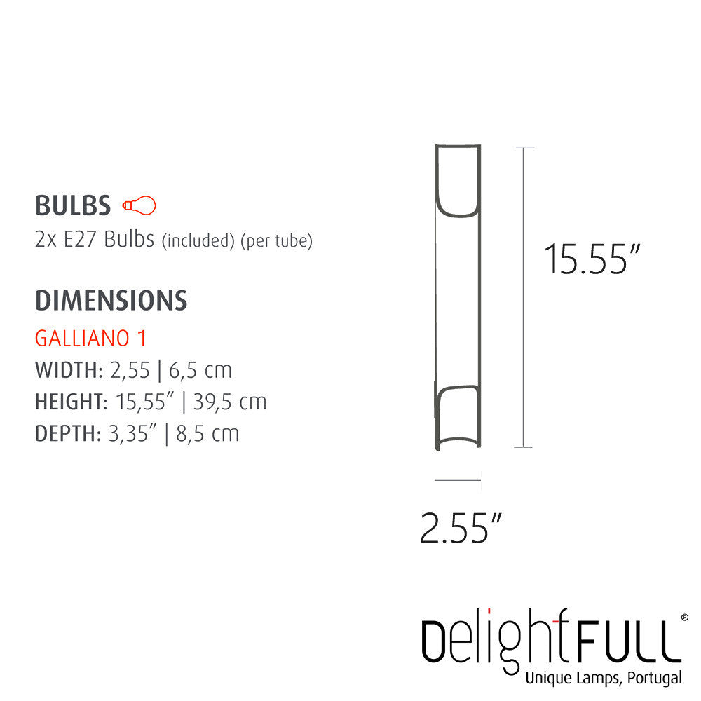 DelightFULL Galliano 1 Wall Light | Delightfull | LoftModern