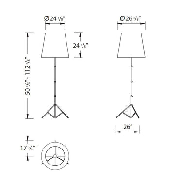 Pallucco Gilda Jute Organic Floor Lamp