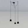Artemide Gio Cluster Black Pendant Light