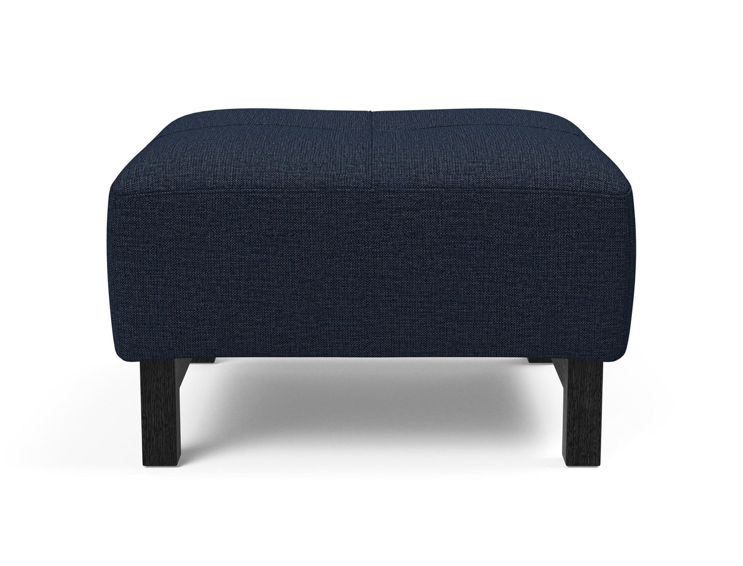 Innovation Living Deluxe Excess Ottoman with Black Wood Legs