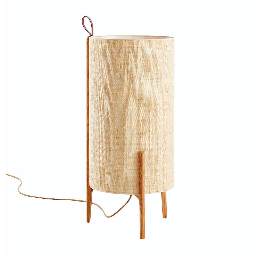 Handcrafted Greta Floor Lamp from Carpyen - Natural Oak Wood with Fiver Shade